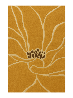 Radiant Flora Hand Tufted New Zealand Wool Rug