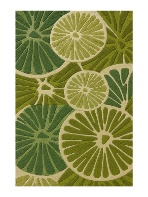 Citrus Burst Hand Tufted New Zealand Wool Rug