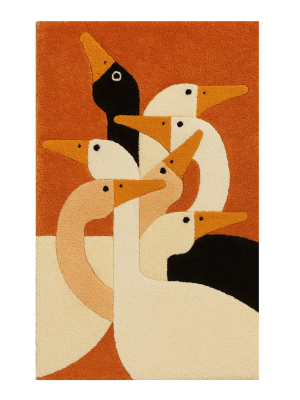 Beaks & Balance Hand Tufted New Zealand Wool Rug