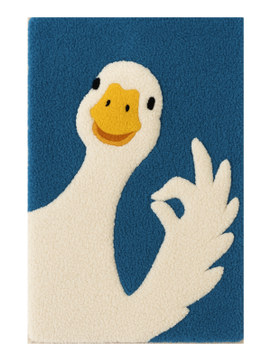 Ducky Approval Hand Tufted New Zealand Wool Rug