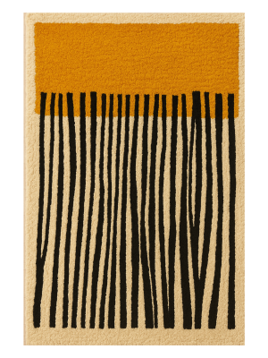 Modern Fringe Hand Tufted New Zealand Wool Rug