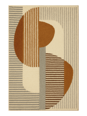 Linear Harmony Hand Tufted New Zealand Wool Rug