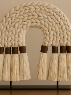 Braided Harmony Fiber Table Accent