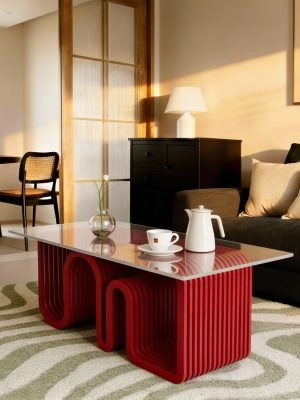 Aura Sculptural Table - Evokes a sense of high end design