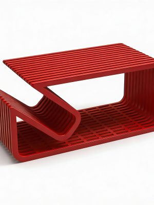 Book Curve Coffee Table - Modern Parametric